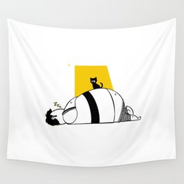 Life of a Cat Parent - Tummy Trek Wall Tapestry