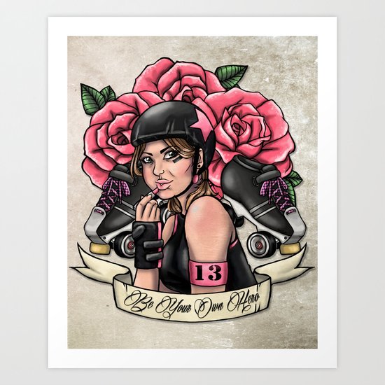 Be Your Own Hero Art Print