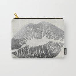 Hollywood Kiss Silver Carry-All Pouch