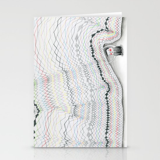 Sous le pull Stationery Cards