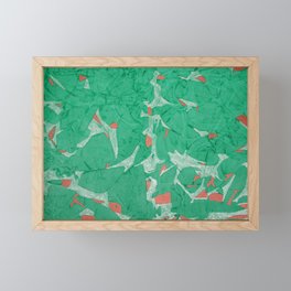 Birds - Abstract Watercolor Painting Framed Mini Art Print