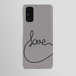 love and heart Android Case