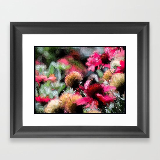 Red Haze Framed Art Print