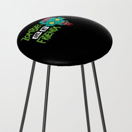 Scary Zombie Halloween Undead Monster Survival Counter Stool