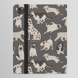 Dog Doodle Breed Pattern iPad Folio Case