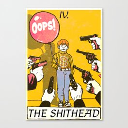 Oops! Canvas Print