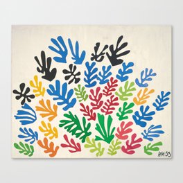 Leaf Cutouts by Henri Matisse (1953) Canvas Print