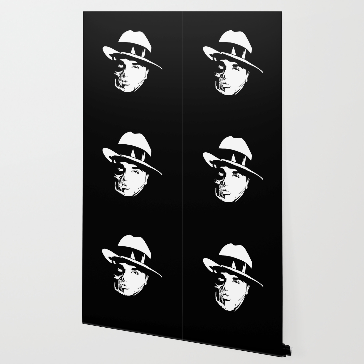Al Capone Skull Wallpaper By Amduatdesign Society6