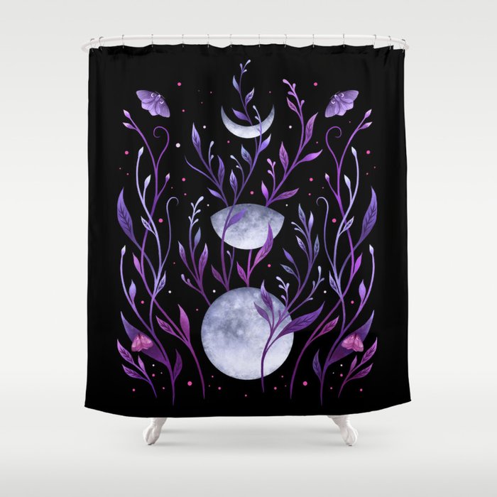 Phase & Grow - Purple Shower Curtain