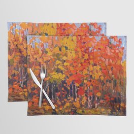 Tom Thomson - Autmn Wood - Canada, Canadian Oil Painting - Group of Seven Placemat