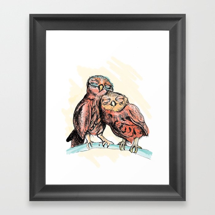 Owlies Framed Art Print