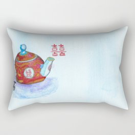 Chinese Teapot Rectangular Pillow
