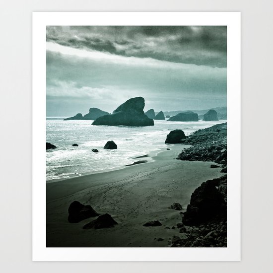 Moonlight bay Art Print