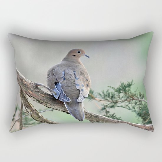 Gentle Dove Rectangular Pillow