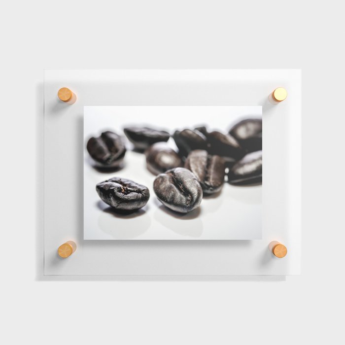 French roast coffee beans Floating Acrylic Print