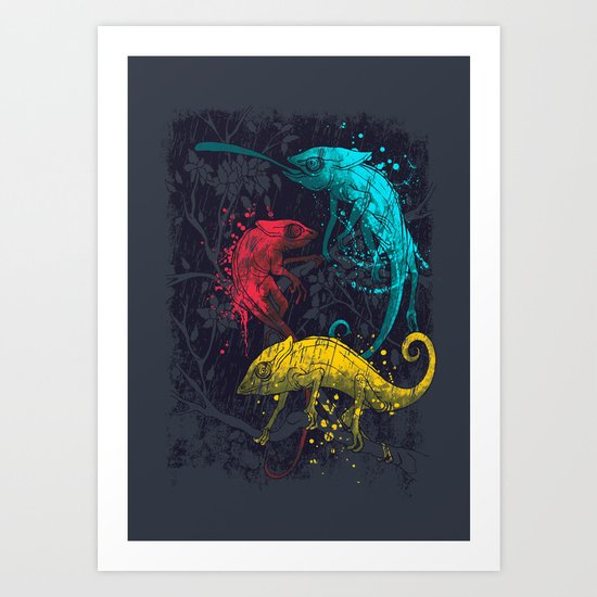 Coloration Art Print