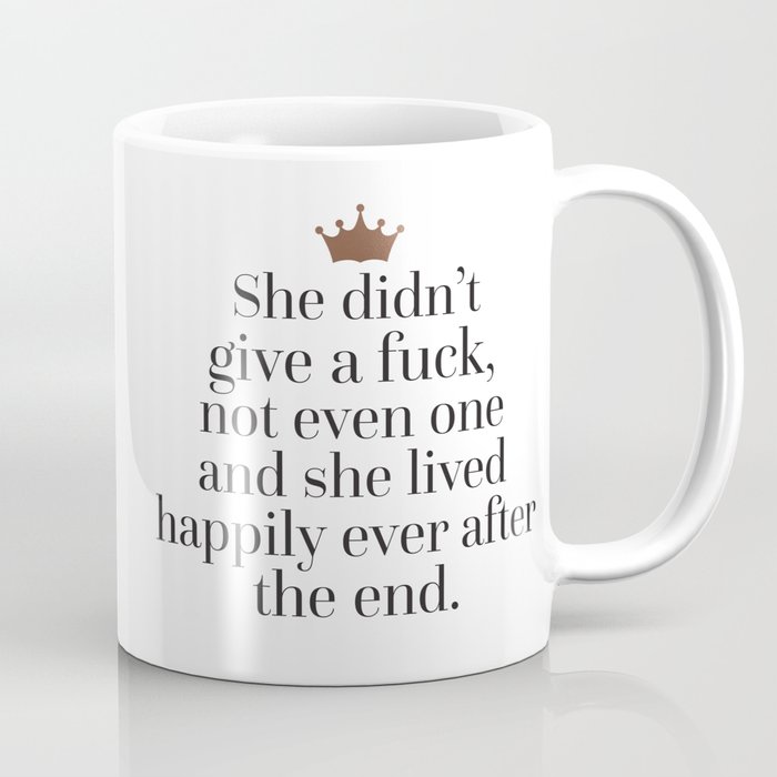 She Didn't Give A Fuck Coffee Mug