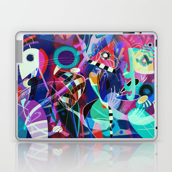 Night Life Wassily Kandinsky Inspired Geometric Abstract Art