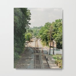 On the Rails, Staunton 02 Metal Print
