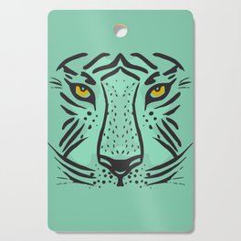 Look into the yellow tiger eyes Cutting Board