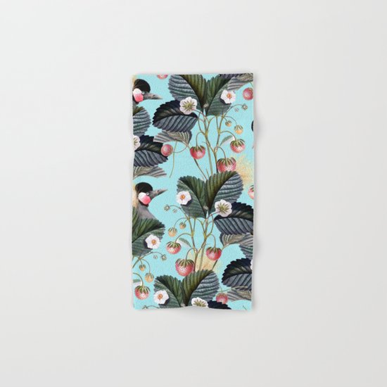 Strawberry Brush Hide-Out #society6 #decor #buyart Hand & Bath Towel
