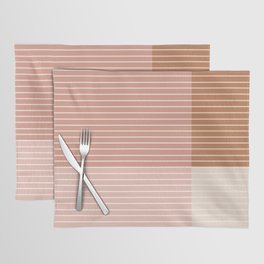 Color Block Line Abstract XVI Placemat