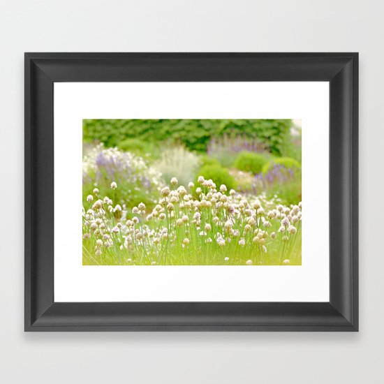The garden Framed Art Print