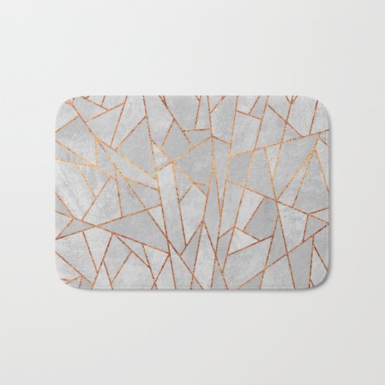 Shattered Concrete Bath Mat