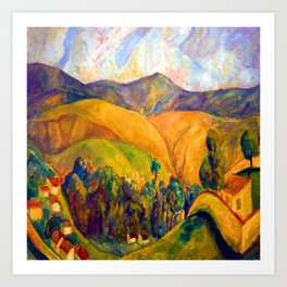 Diego Rivera Landscape Art Print