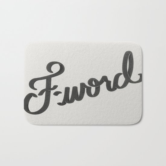 F-word Bath Mat