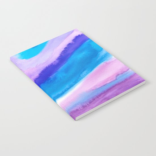AGATE Inspired Watercolor Abstract 11 Notebook