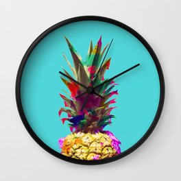 Colorful pineapple Wall Clock