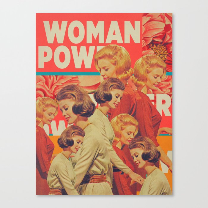 Woman Power Canvas Print