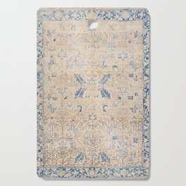 Beige and Blue persian carpet Cutting Board