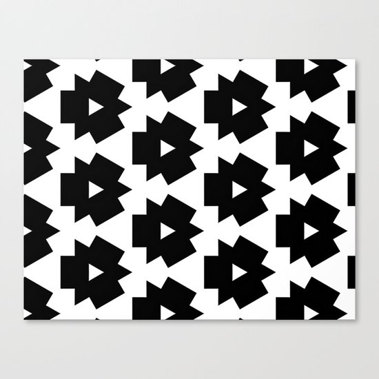 Meijer Black & White Canvas Print