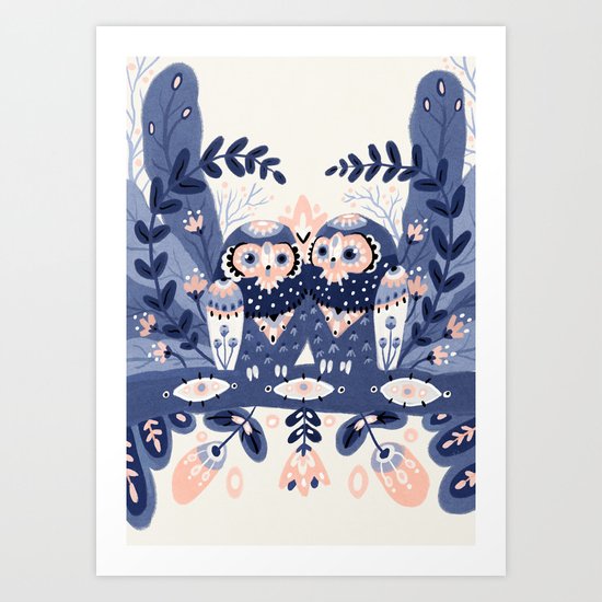 Owl Only Have Eyes For You Art Print