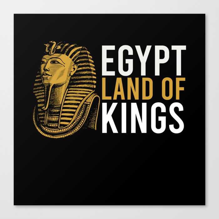 Egypt Land Of Kings Hieroglyphics Canvas Print