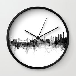 Istanbul Turkey Skyline Wall Clock