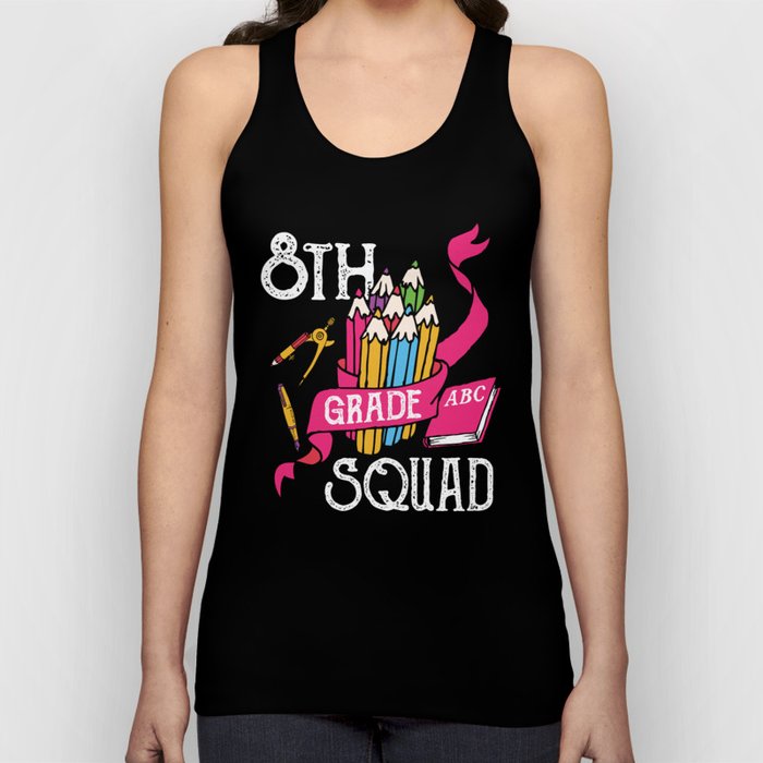 8th Grade Squad Student Back To School Tank Top