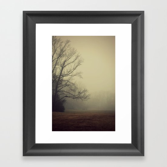 A Gathering of Fog Framed Art Print