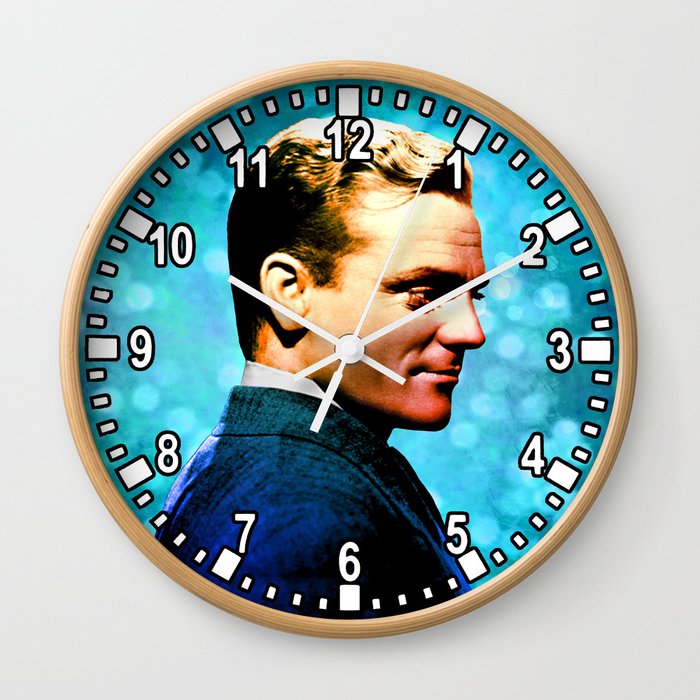 James Cagney, blue screen Wall Clock