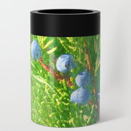 sunlight juniper painted impressionism style Can Cooler