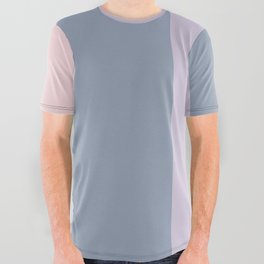  Vertical lines: Pastel Rose colors pattern palette All Over Graphic Tee
