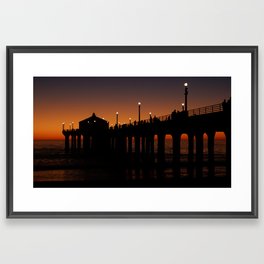 Manhattan Beach, CA Framed Art Print