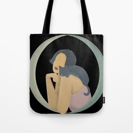 Just a girl who loves cats  Tote Bag