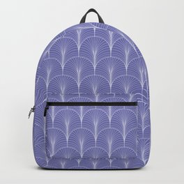 Very Peri Lavender Art Deco Arch Pattern  Backpack