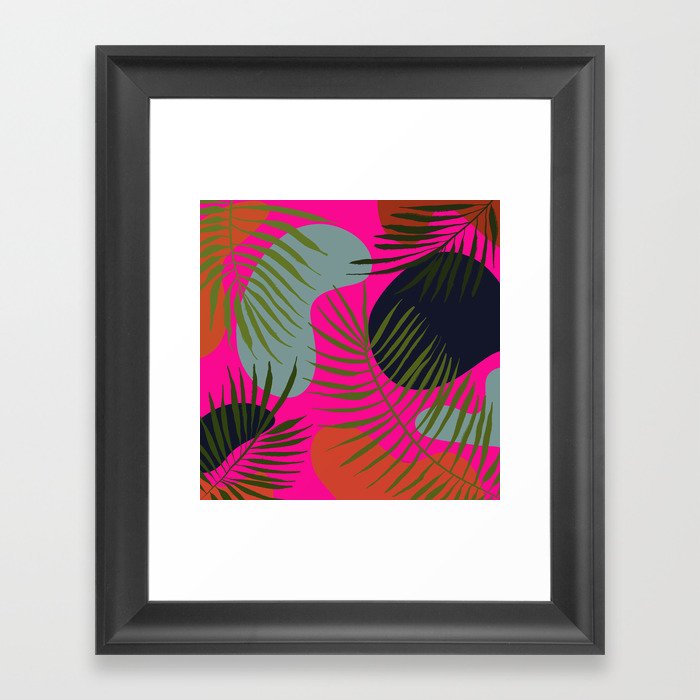 Palm Fronds Art Framed Art Print