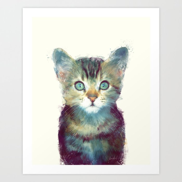 Cat // Aware Art Print