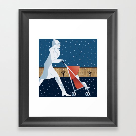 Park Slope Framed Art Print