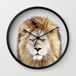 Lion 2 - Colorful Wall Clock